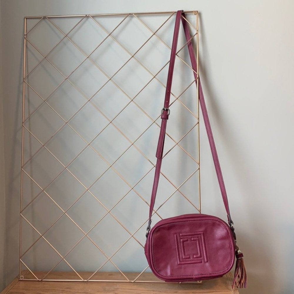 Liz Claiborne Magenta Crossbody purse